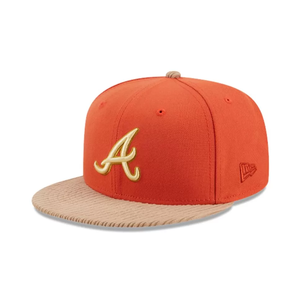 New Era Atlanta Braves Mlb Autumn Wheat 9Fifty Snapback