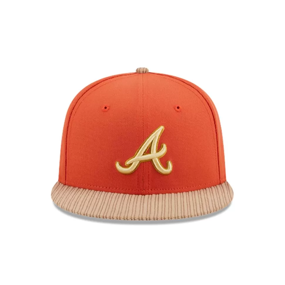 New Era Atlanta Braves Mlb Autumn Wheat 9Fifty Snapback