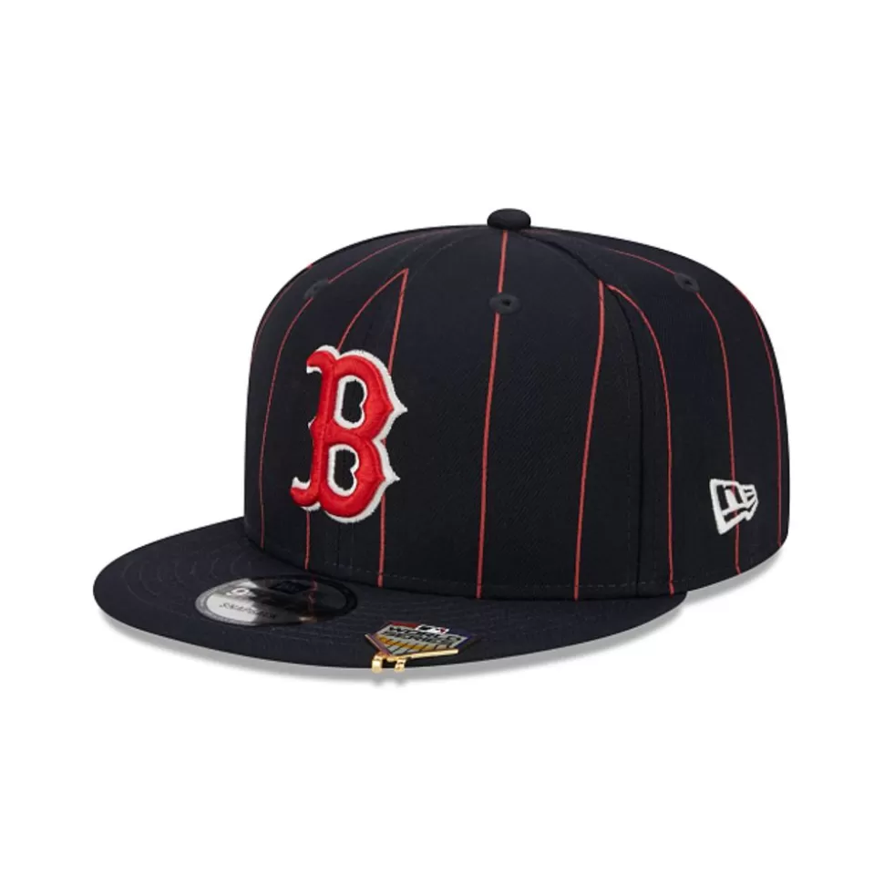 New Era Boston Red Sox Mlb Pinstripe Visor Clip9Fifty Snapback