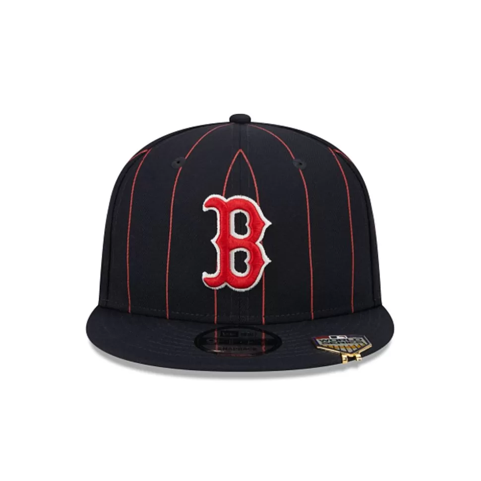 New Era Boston Red Sox Mlb Pinstripe Visor Clip9Fifty Snapback