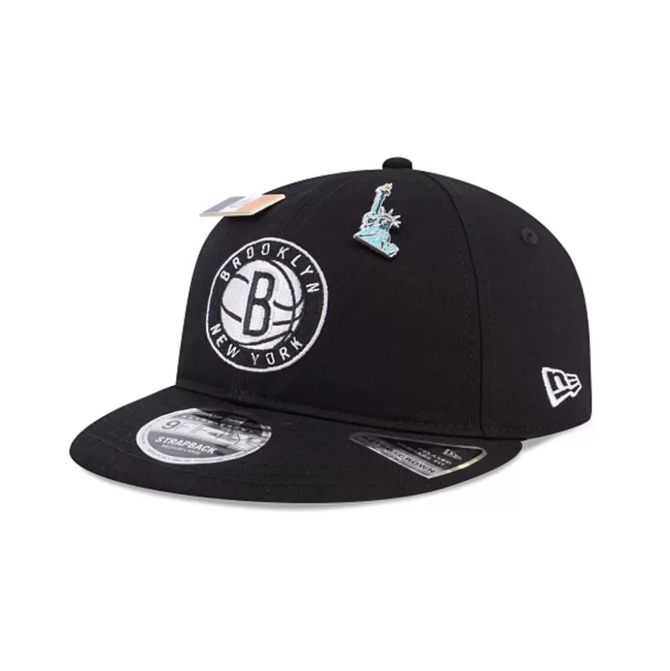 New Era Brooklyn Nets City Teams Collection 9Fifty Retro Crown Snapback