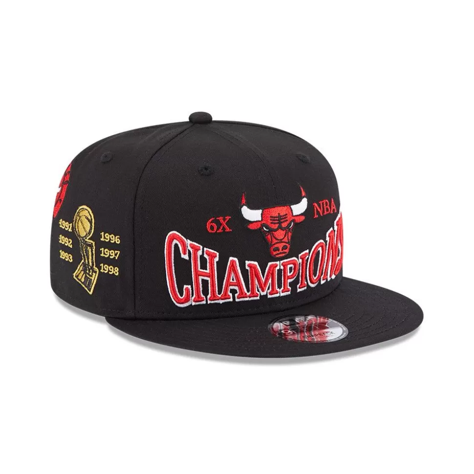 New Era Chicago Bulls Nba Champions Side Patch 9Fifty Snapback