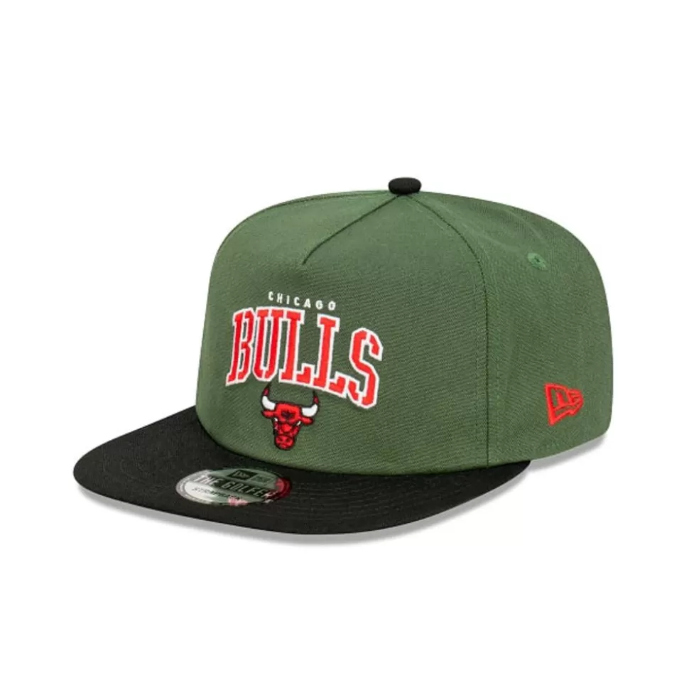 New Era Chicago Bulls Stencil Golfer Snapback