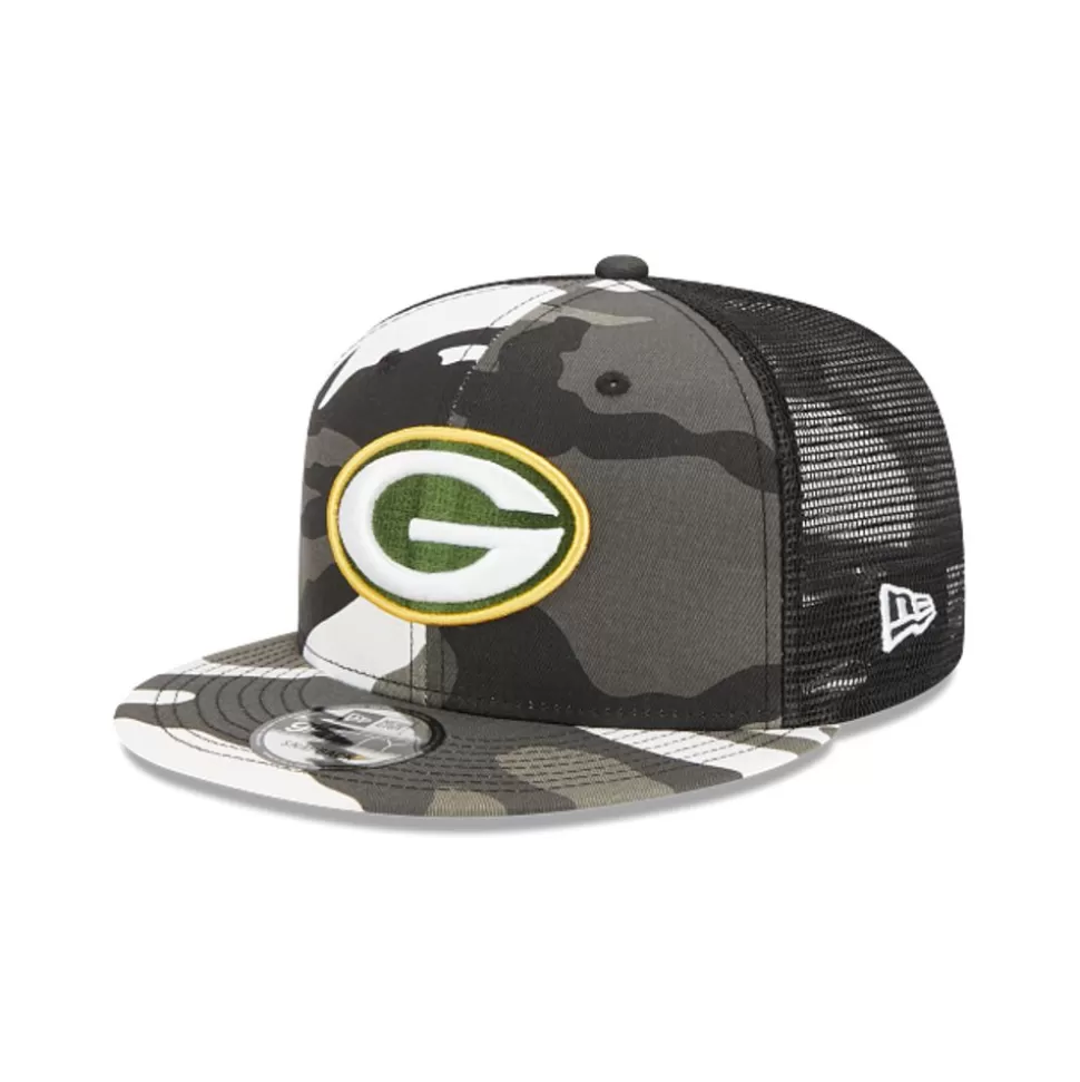 New Era Green Bay Packers Nfl Camo 9Fifty Strapback