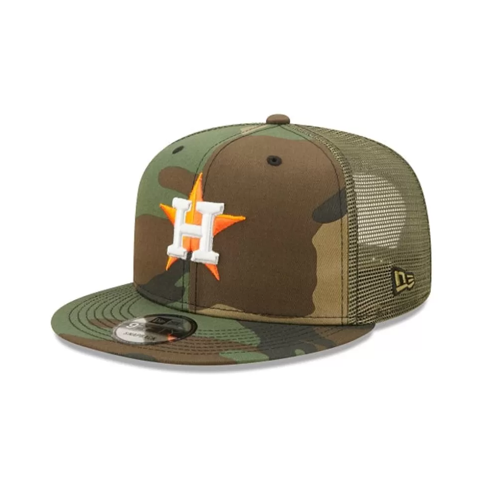 New Era Houston Astros Mlb Camo Truck 9Fifty Snapback