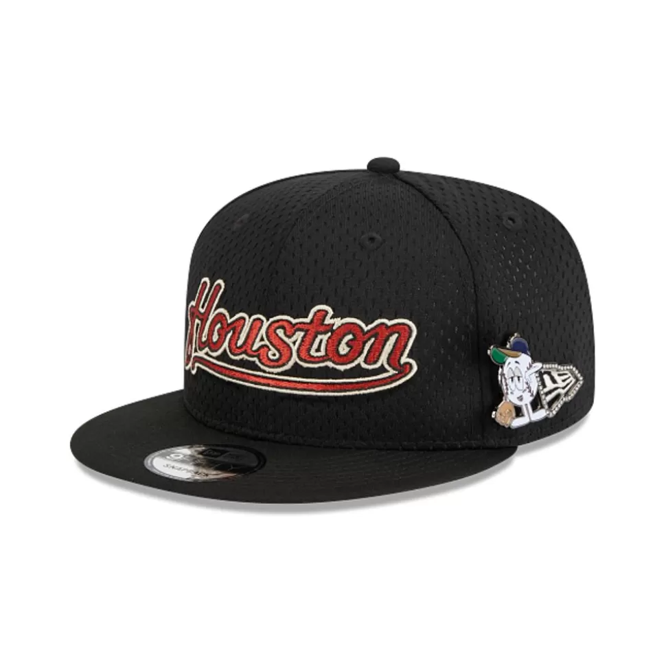 New Era Houston Astros Mlb Post Up Pin 9Fifty Snapback