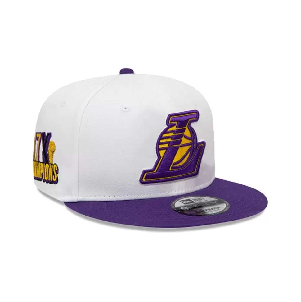 New Era Los Angeles Lakers Nba White Crown Patches 9Fifty Snapback