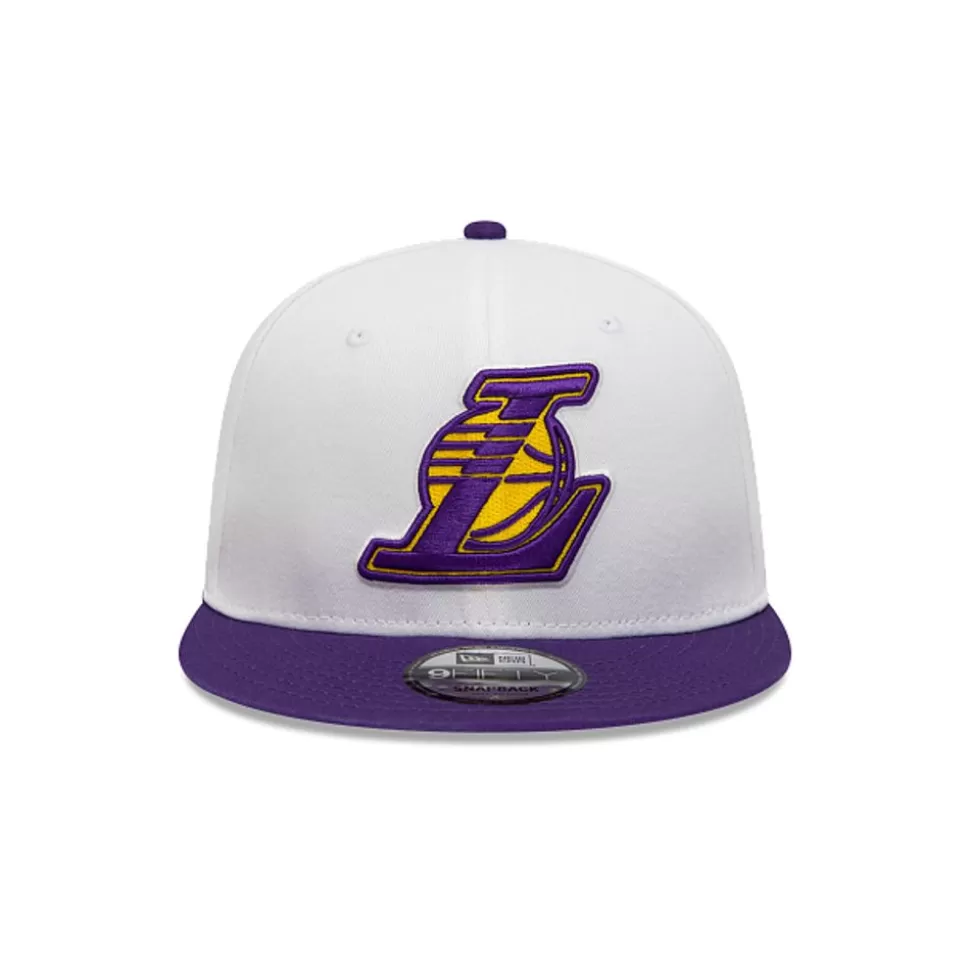 New Era Los Angeles Lakers Nba White Crown Patches 9Fifty Snapback