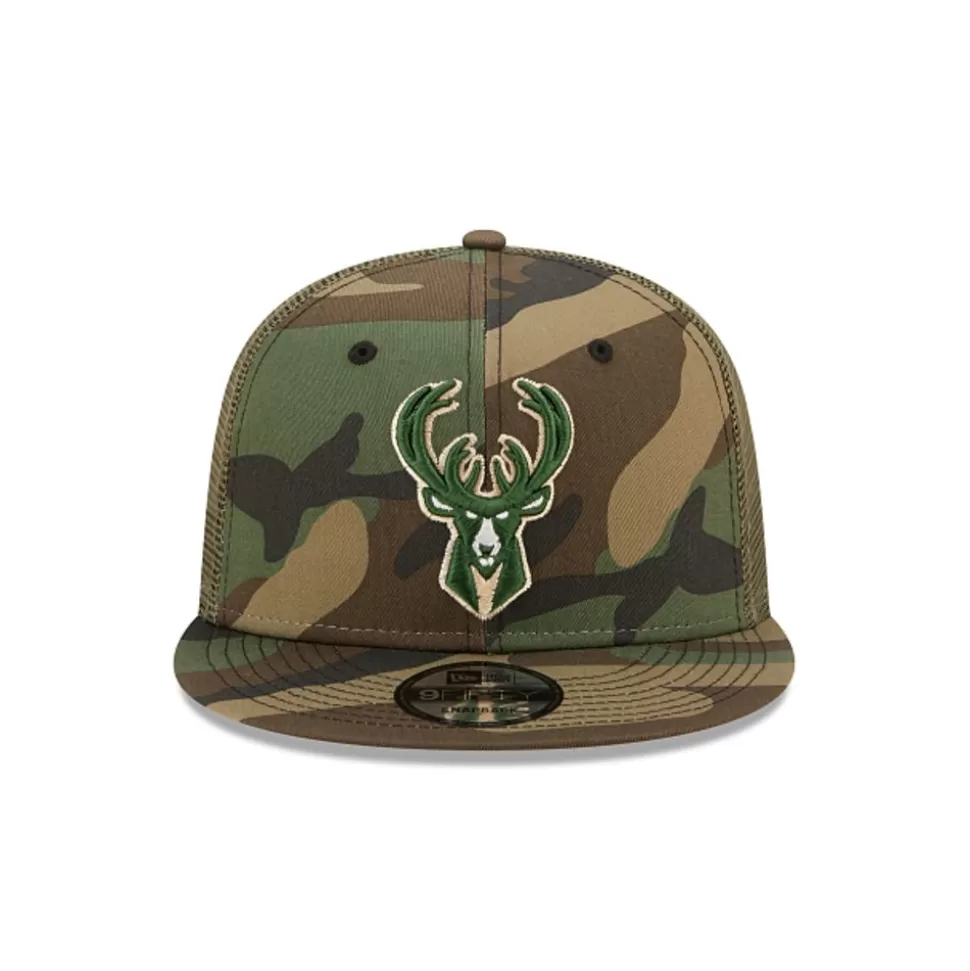 New Era Milwaukee Bucks Camo Truck 9Fifty Snapback