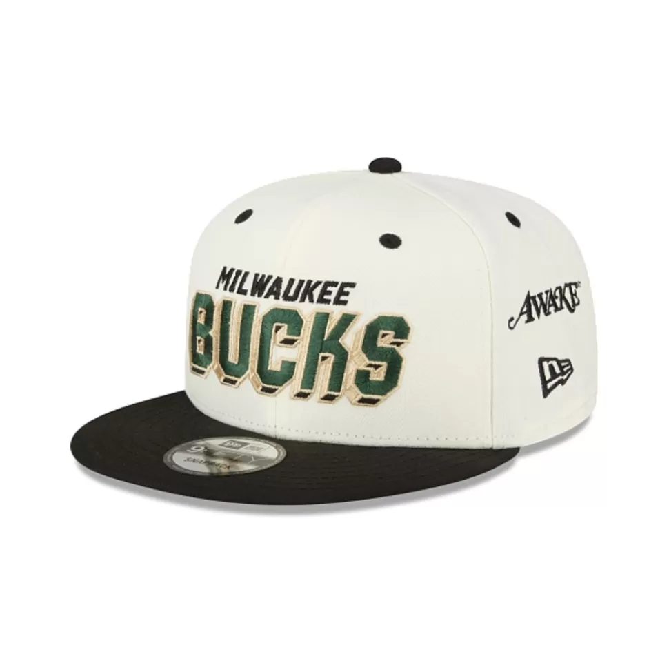 New Era Milwaukee Bucks Nba X Awake 9Fifty Snapback