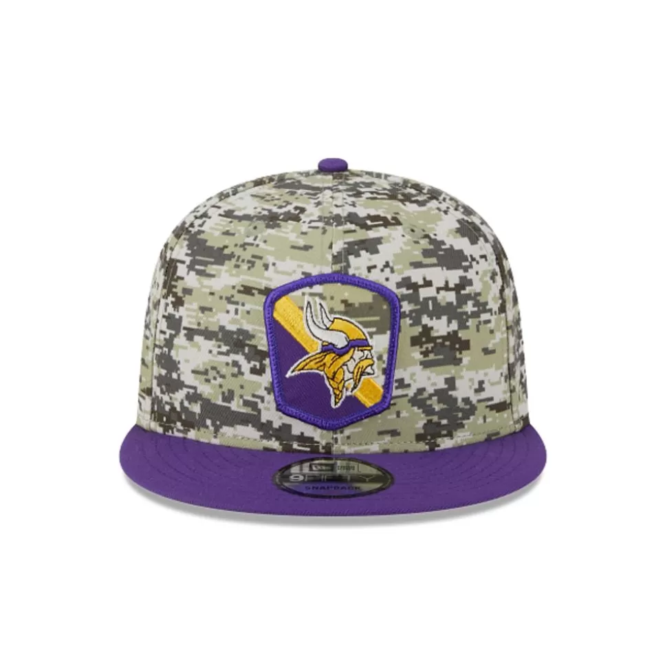 New Era Minnesota Vikings Nfl Salute To Service 2023 9Fifty Snapback