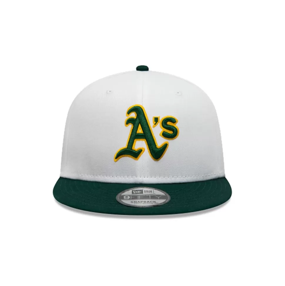 New Era Oakland Athletics Mlb White Crown Patches 9Fifty Snapback