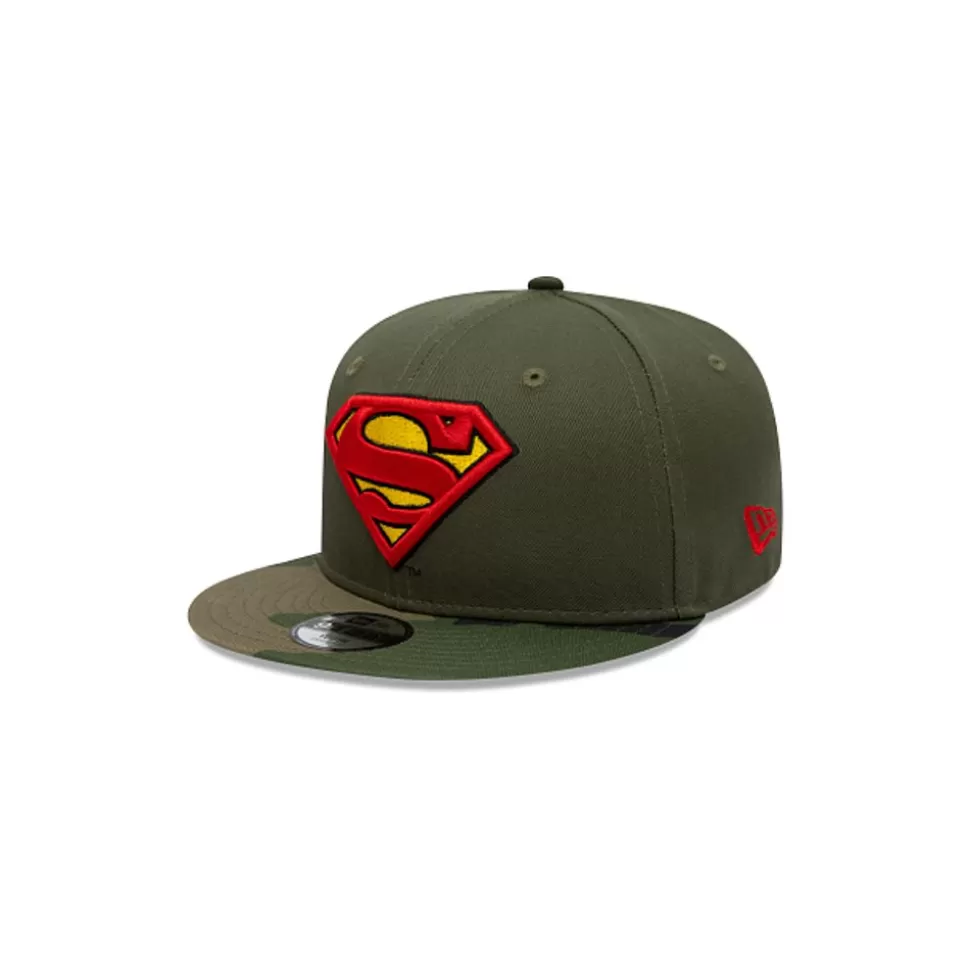 New Era Superman Dc Camo 9Fifty Snapback Para Nina O Nino